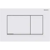 Geberit Sigma 30 kontrollpanel i matt alpin/vit