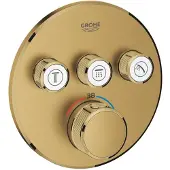GROHE GRT SmartControl dusch - Frontplatta, Term med 3 ventiler, borstad cool sunrise 29121GN0
