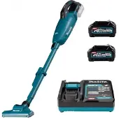 Makita Trådlös dammsugare CL001GD202; 40 V; 2x2,0 Ah batt.