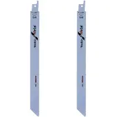 Bosch flexible for Metal S 1122 EF - Sågblad - för rör, bladmetall, profiler - 2 delar - längd: 225 mm - bredd: 19 mm