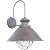 Faro Vägglampa utomhus Nautica-P, Brun / rost, Metall, Utomhusvägglampa