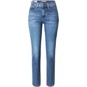 Levi's Jeans '724 High Rise Straight' blå denim