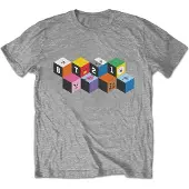 Ginza.se BT21: Unisex T-Shirt/Blocks (Grey) (X-Large)