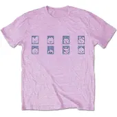Ginza.se BT21: Unisex T-Shirt/Group Squares (Pink) (Small)