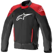 Alpinestars T-SP X Superair Textiljacka Svart/Röd/Vit 4XL Herrar sort