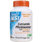 Doctors Best Doctor's Best, Curcumin Phytoome, 1,000 mg, 60 Veggie Capsules (500 mg per capsule)