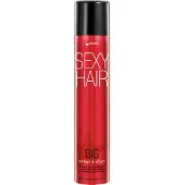 Sexy Hair SexyHair Big Spray & Stay Intense Hold Hairspray 9 Oz | Extreme Hold and Shine | Upp till 72 timmars fuktmotstnd | Alla hrtyper