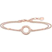Thomas Sabo Sparkling circles rose armband A1878-416-14-L19V