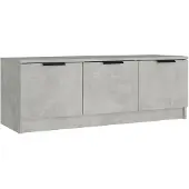 vidaXL Tv-bänk betonggrå 102x35x36,5 cm konstruerat trä