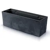 Prosperplast URBI CASE BETON EFFECT DUC600E blomkruka/planter i betonglook antracit