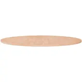vidaXL Rund bordsskiva Ø90x1,5 cm obehandlat massiv ek