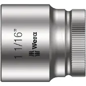 Wera Hylsnyckel WE05003632001; HEX; 1/2''; 1-1/16''x40 mm