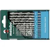 Metabo 627096000 Metall-spiralborrset 13 delar 1.5 mm, 2 mm, 2.5 mm, 3 mm, 3.2 mm, 3.5 mm, 4 mm, 4.5 mm, 4.8 mm, 5 mm, 5.5 mm, 6 mm, 6.5 mm 1 st