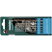 Metabo 627119000 Metall-spiralborrset 6 delar 2 mm, 3 mm, 4 mm, 5 mm, 6 mm, 8 mm 1 st