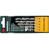 Metabo 627111000 Trä-spiralborr-set 5 delar 3 mm, 4 mm, 5 mm, 6 mm, 8 mm Snabbchuck 1 st
