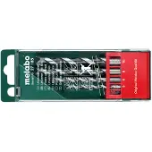 Metabo 627185000 4 delar Universalborr sortiment Trä, Sten, Betong, Metall, Plast, Icke-järnhaltig metall 5 mm, 6 mm, 8 mm, 10 mm