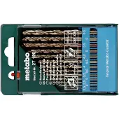 Metabo 627120000 Metall-spiralborrset 13 delar 1.5 mm, 2 mm, 2.5 mm, 3 mm, 3.2 mm, 3.5 mm, 4 mm, 4.5 mm, 4.8 mm, 5 mm, 5.5 mm, 6 mm, 6.5 mm 1 st