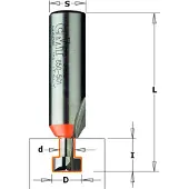 Cmt T-notfräs ; S=12 mm; D=9,5 mm