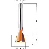 Cmt Grad- / sinkfräs ; S=12 mm; D=19 mm