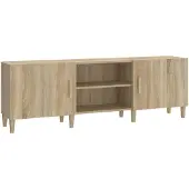 vidaXL Tv-bänk sonoma-ek 150x30x50 cm konstruerat trä