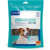 Virbac VEGGIEDENT Fresh för hundar - 15 x 17 g S för små hundar (5-10 kg)