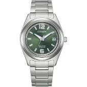 Citizen Super Titanium Entry Ladies Eco-Drive green FE6151-82X