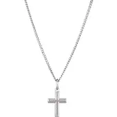 Saurum korshalsband i silver SA505100000