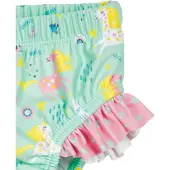 Playshoes UV-skydd 'Einhorn' gul / mint / rosa / vit