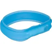 Trixie Flash Light Band USB M-L: 50 cm/30 mm Blå