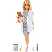 Barbie Läkare Med Docka