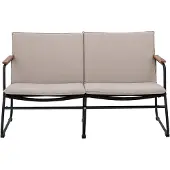 Bloomingville Hampton soffa, Sort, metall