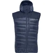 Norrøna - Dunjackor skid - Falketind Down750 Vest M Indigo Night för UnisexHybridmaterial - Storlek S - Marinblå