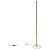 QAZQA Modern golvlampa mässing - Kaso
