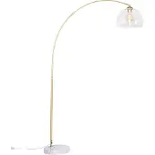 QAZQA Modern båglampa mässing med klart glas - Arc
