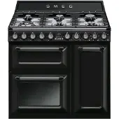 Smeg Tr93 90 Cm Gasspis Med Ugn 6 Brännare