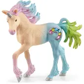 Schleich Bayala - Marshmellow Unicorn Filt - H: 8,4 cm 70724 - - One Size - Leksaksdjur