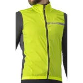 Castelli Squadra Stretch Vest - Cykelväst Herr Electric Lime / Dark Gray XL