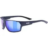 Uvex sportstyle 233 P, Multisportglasögon, Unisex, Hel båge, Marinblå, Marinblå, Blå