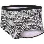 Zone3 Kona Speed Brief Swimsuit Black White, Size XS