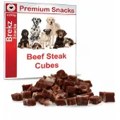 Brekz Premium Beef Steak Cubes hundgodis