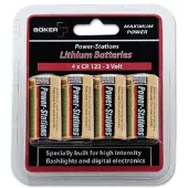 Böker CR123 Lithium Battery set of 4 pcs