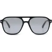 Kapten & Son Solglasögon 'Zurich Oversize All Black' svart / silver