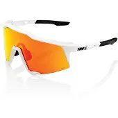 100% 100 % SPEEDCRAFT Sport Performance Cykelsolglasgon (Soft Tact Off White - HiPER Red Multilayer Mirror Lins)