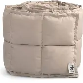 Sebra Spjälsängsskydd - Kapok - Brygga Grey - - One Size - Spjälsängsskydd