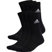 Adidas Strumpor Cushioned Crew 6-pack - Svart/vit, storlek 34-36