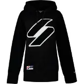 Superdry Code Logo Che Os Tröja Med Huva