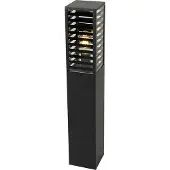 QAZQA Modern utomhusgolvlampa svart 80 cm IP44 - Reims