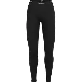 Icebreaker - Underställ dam - W Merino 200 Oasis Leggings Black för UnisexUll - Storlek XXL - Svart