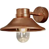 Konstsmide - Vägglykta Vega höjd 26,5 cm - Koppar - Fasadbelysning - Från Homeroom