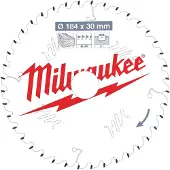 Milwaukee Sågklinga för trä 4932471298; 184x30x2,1 mm; Z40; 10°